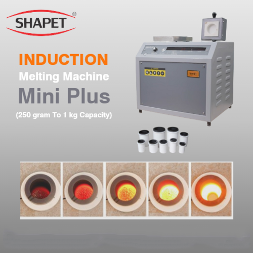 Induction Melting Machine 250 Gram To 1 Kg - Color: Gray