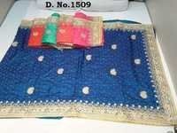 Blue Wholesaler Of Designer Stone Work Sarees