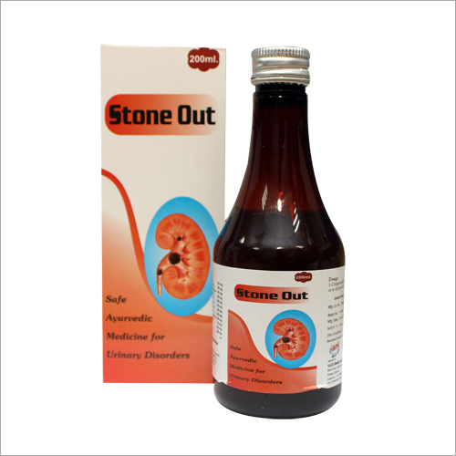 Stone Out Syrup - 200 ml , Anti-Inflammatory, Antiseptic, Kidney Stone Preventative, Ideal for Pediatric Urolithiasis