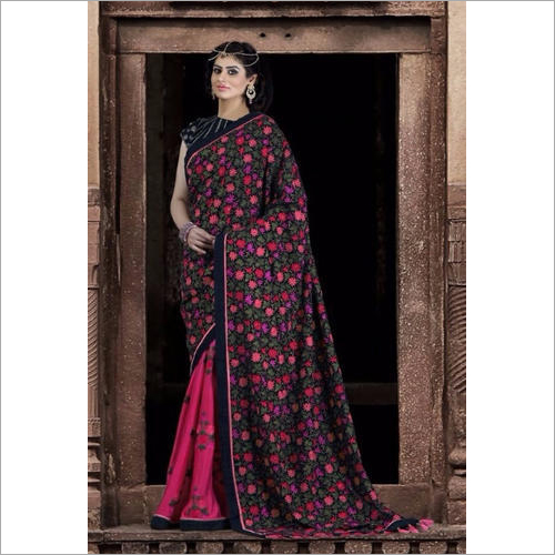 कश्मीरी वर्क साड़ी