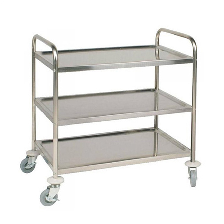 Three Shelf Lab Trolley