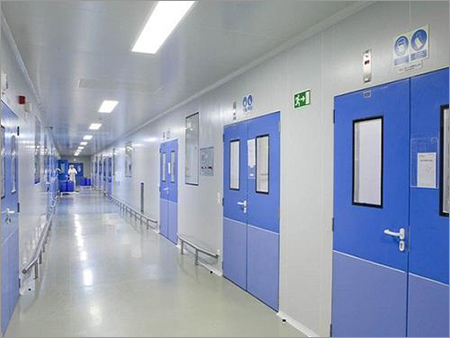 Clean Room Panels - Steel, Customizable Dimensions, Powder Coated Finish | High Load Bearing, Low Noise, Air Shower, Fireproof, Modular Design