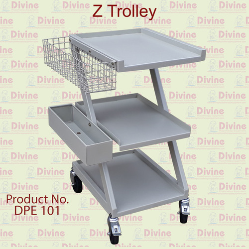 ड्रावर सुविधा के साथ Z प्रकार की ट्रॉली