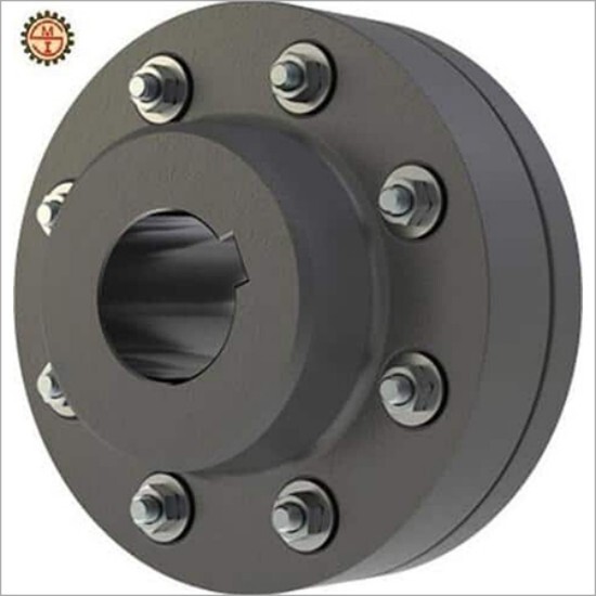 Pin Bush Coupling - 0.81 kW Power Rating, Max Speed 100 RPM | Round Shape, Pilot Bore, Cast Material, Phosphatized Surface Treatment