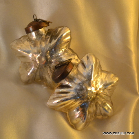 गोल्डन सिल्वर क्रिसमस के गहने