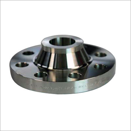 Stainless Steel Long Weld Neck Flange - Grade 304, 1/2 NB to 36 NB Size, Silver Color, Male Connection
