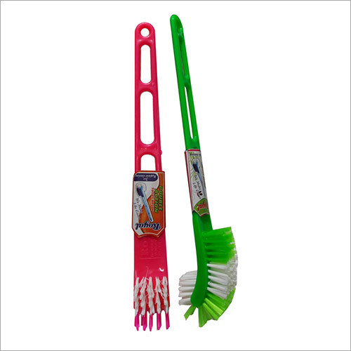 Pink And Green Lavatory Brushes