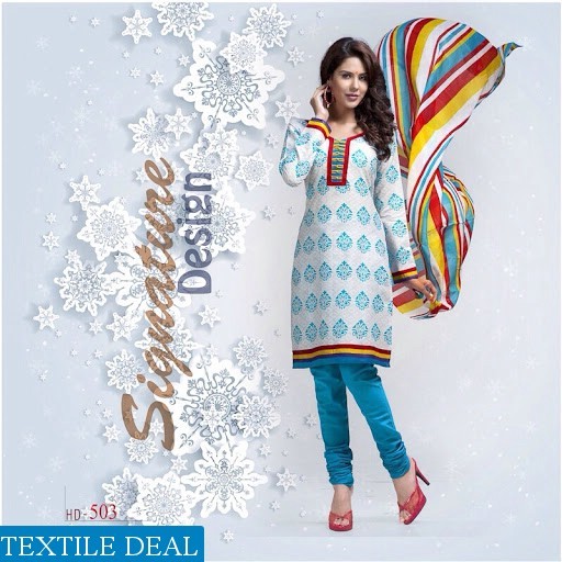 Cotton Printed Dress Material - Kundan Hd Vol-5 | Vibrant Colors, 12-piece Set, Adds Grace And Glamour To Your Look