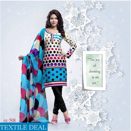 Cotton Printed Dress Material - Kundan Hd Vol-5 | Vibrant Colors, 12-piece Set, Adds Grace And Glamour To Your Look