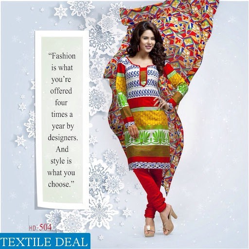 Cotton Printed Dress Material - Kundan Hd Vol-5 | Vibrant Colors, 12-piece Set, Adds Grace And Glamour To Your Look