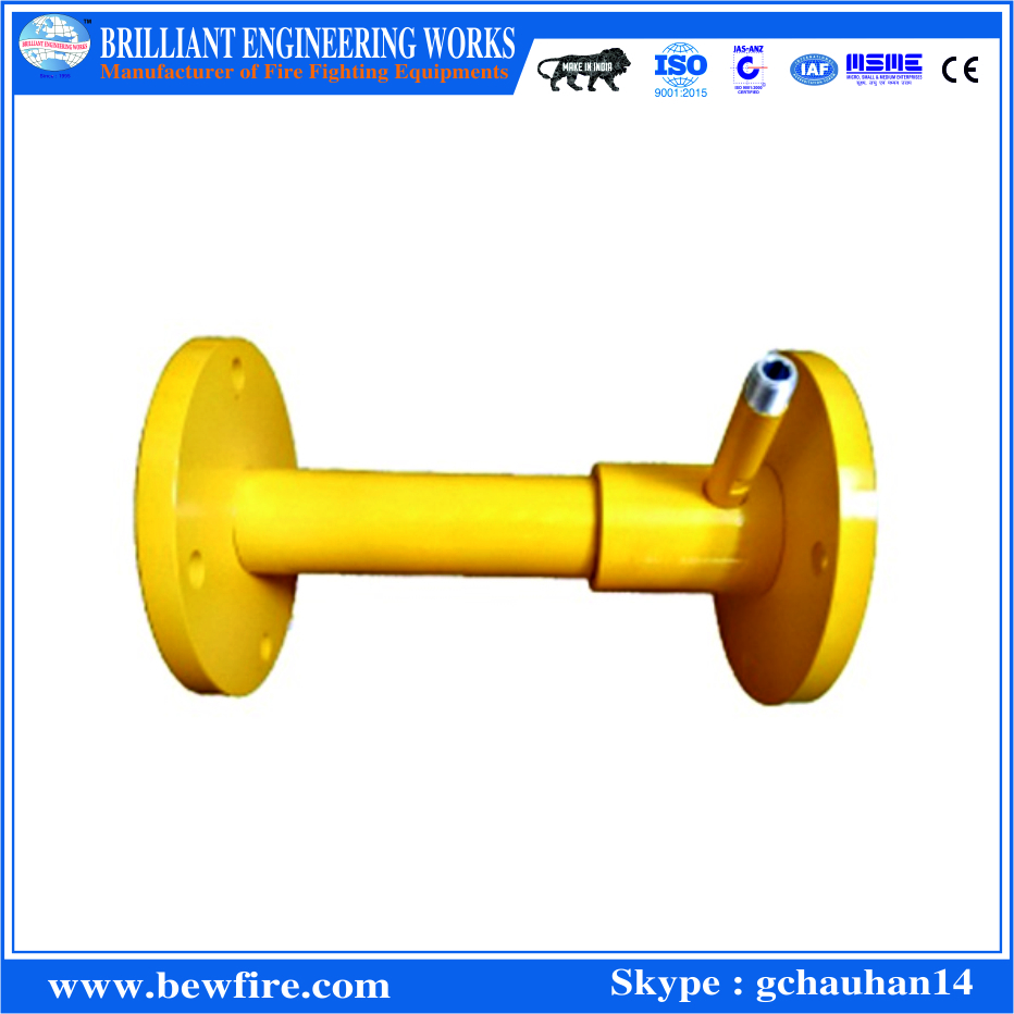 Fire Fighting Foam Inline Inductor - Color: Yellow