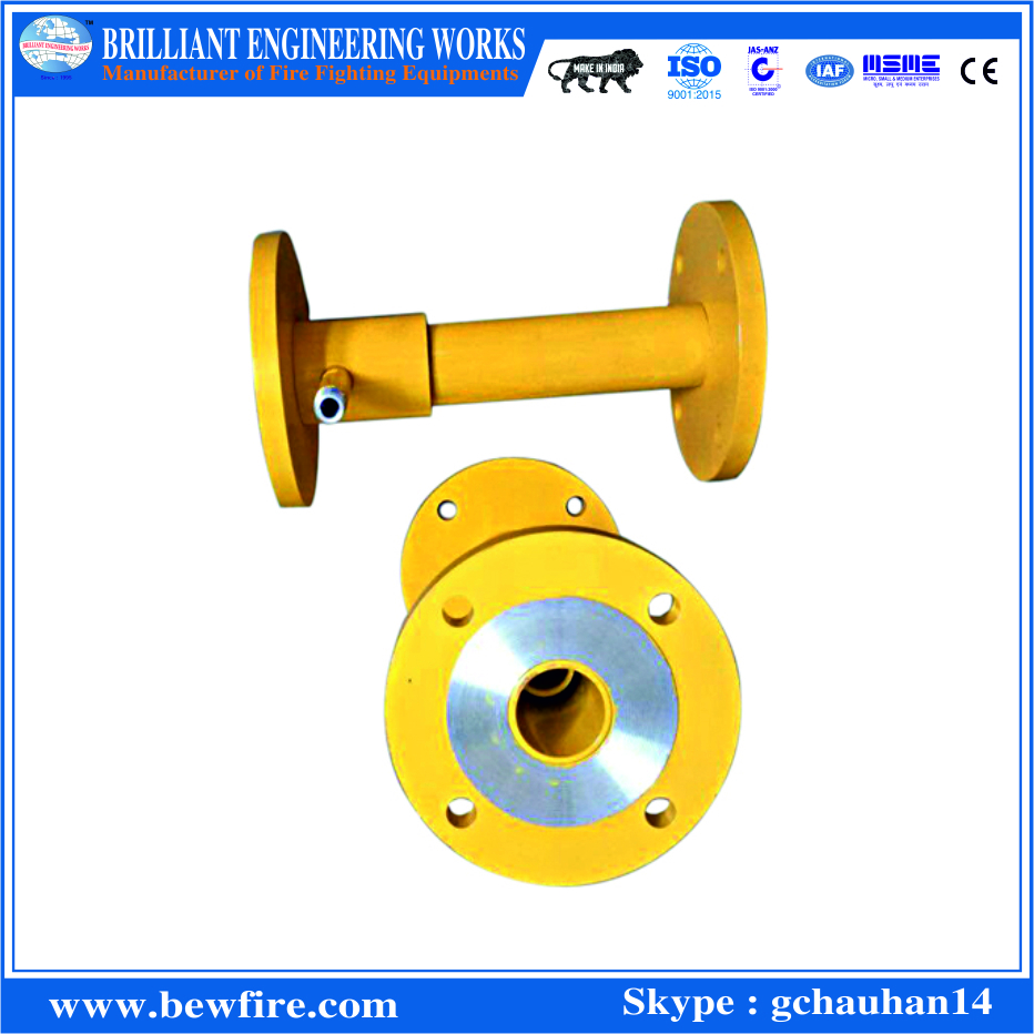 Fire Fighting Foam Inline Inductor - Color: Yellow