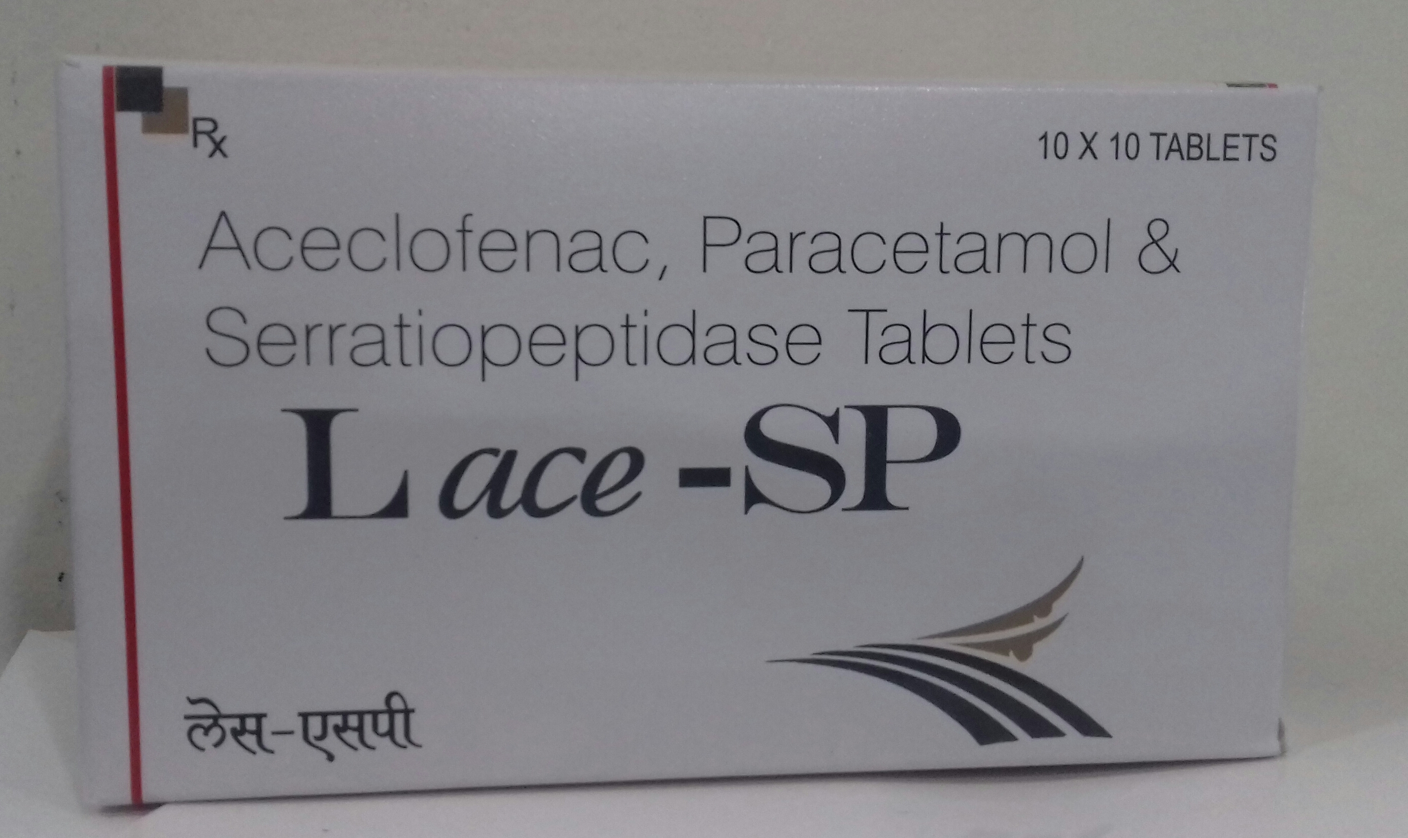Lace Sp Tablet - Aceclofenac 100mg, Paracetamol 325mg, Serratiopeptidase 15mg | Pain Relief, Anti-inflammatory Support For Arthritis And Muscle Pain