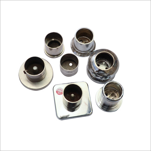 Curtain Rod Sockets - Stainless Steel, 25.4 - 101.6 mm Length | Corrosion Resistant, Lightweight Design, Glossy Finish