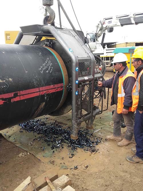 Semi-automatic Hydraulic Internal Expanding Pipe Facing Machine