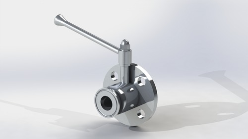 फ्लश बॉटम वाल्व फ्लैंज और टीसी