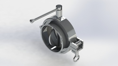 3 Piece Clamp Type Butterfly Valve