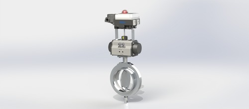 Positioner Operated Butterfly Valve Tc End