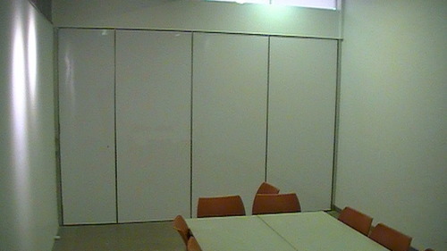 Acoustic Sliding Folding Partition - Raheja Center Application: Offices