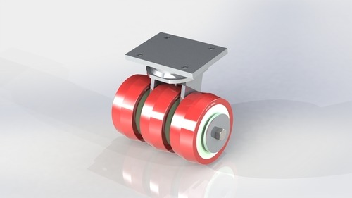 पॉलिशिंग ट्रिपल पॉलीयूरेथेन प्लेट टाइप स्विवेल