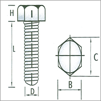 Stainless Steel Hex Bolts - Feature: High Tensile Strength