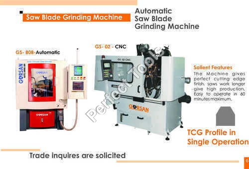 व्हाइट ऑटोमैटिक सर्कुलर सॉ ब्लेड ग्राइंडिंग मशीन