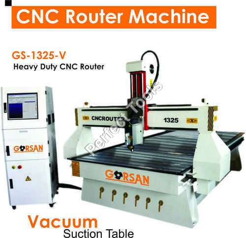 CNC Router Machine - Stainless Steel, Horizontal, Ivory White | High Performance, Eco Friendly, Automatic, High Speed, Low Noise, 50 Watt Power