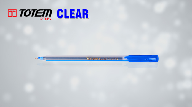 Blue Totem Clear Df Ball Pens