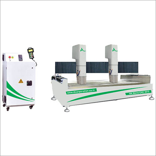 Commercial Double Spindle Stone Cnc Router - Material: Stainless Steel