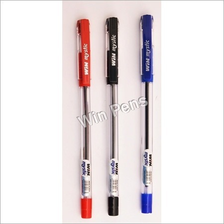 Blue Rubber Grip Pens