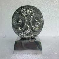 एल्यूमिनियम विंटेज उल्लू मूर्तिकला