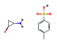  1S 2R -2-फ्लोरोसायक्लोप्रोपेनामाइन 4-मिथाइलबेनजेनसल्फोनेट 