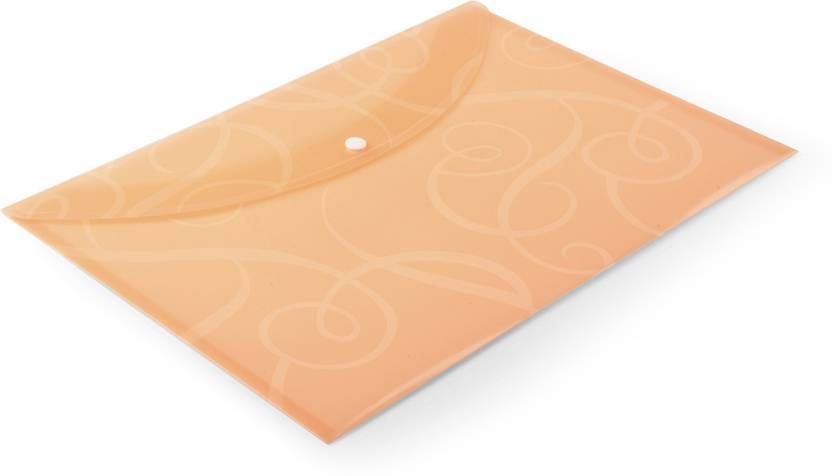 Designer Embossing Clear Bag - Polypropylene, Foolscap Size, Clear, For Paper | 12 Packs Per Carton, Product Code: Dk-cb1004