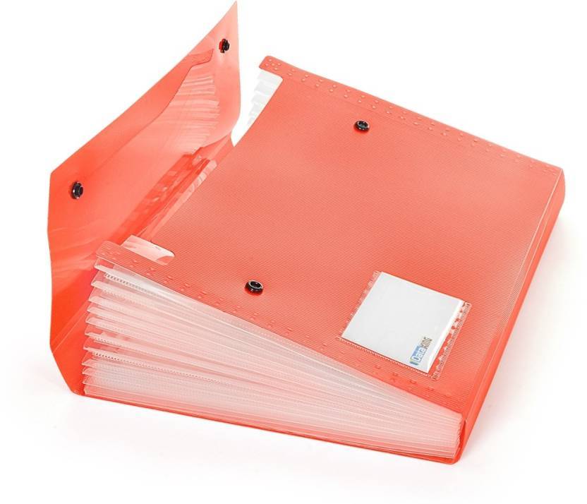 Expanding File 13 Pkts - Polypropylene, A4 & Fc Size, 13 Expandable Pockets | Lightweight, Rugged Design, Eye-catching Look