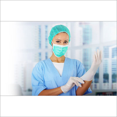White Medical Examination Gloves