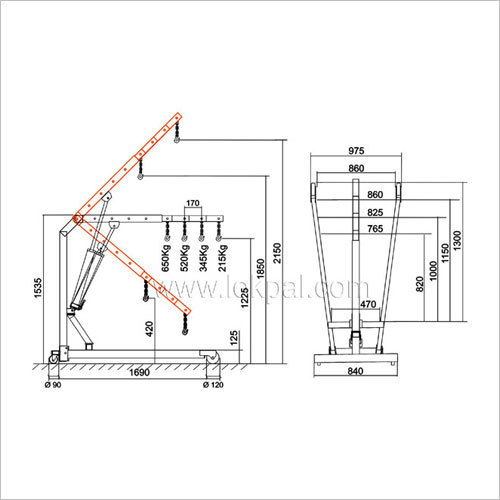 Hydraulic Engine Crane T30752