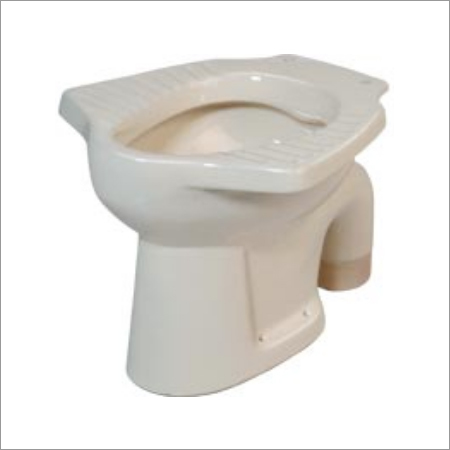 Ceramic Anglo Indian-S - Off White Floor Mounted | Durable 10-20 kg Ceramic Design