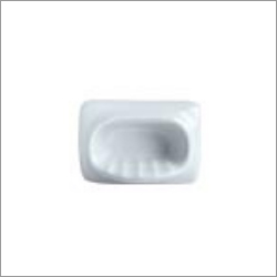 Plain White Ceramic Soap Dish Installation Type: Wall Mounted