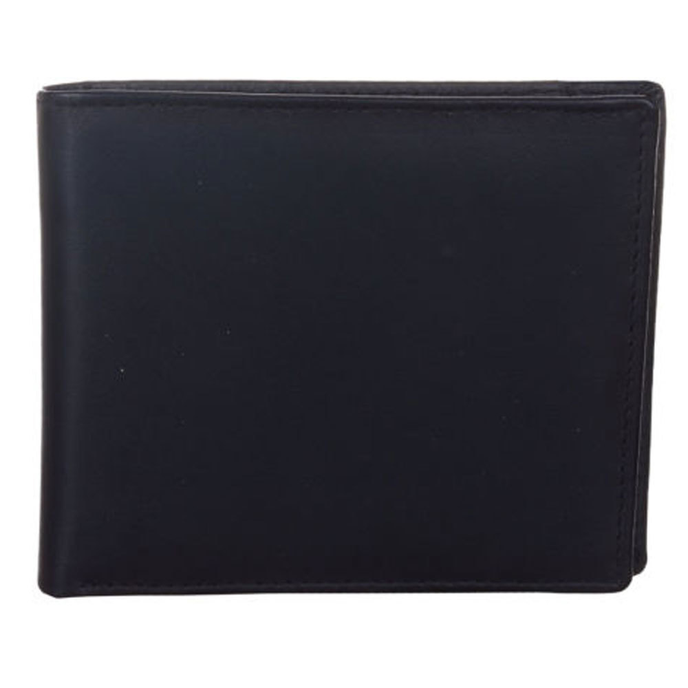 असली काला चमड़े का बटुआ