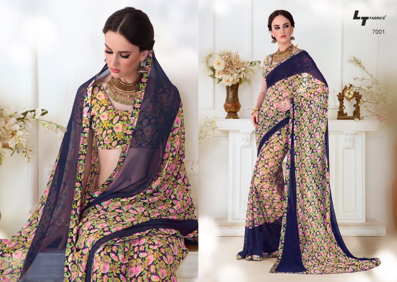 Fancy Printed Sarees