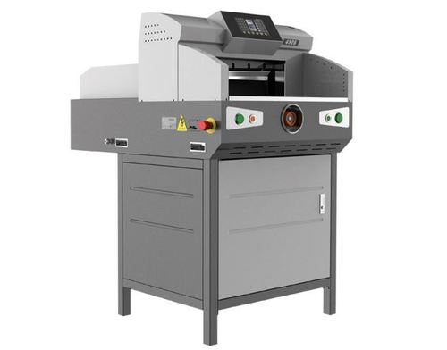 Electronic Paper Cutting Machine - Max Paper Size 490x490 mm, Cutting Thickness 80 mm, Weight 175 kg | Full Automatic, PLC Control, Electric Drive, 1-Year Warranty 