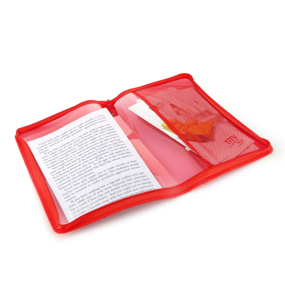 Zipper Bag - Polypropylene Material, Fc Size, 36 Pcs/inner, 72 Pcs/ctn | Zipper File Ideal For Organizing Paper Documents