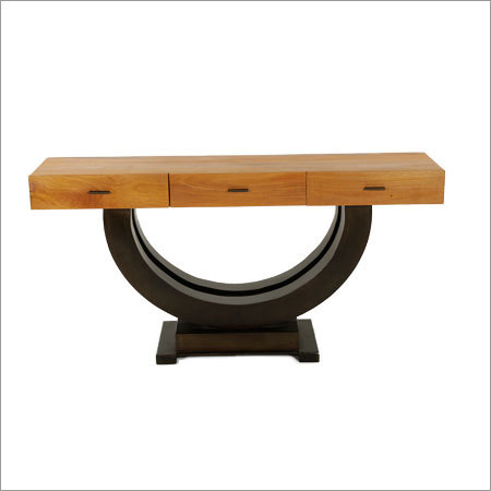Rectangular Table - Pine Wood & Wrought Iron, 138x41x90CM | Handmade Indian Style, Classy & Elegant Design, Perfect for Indoor Use