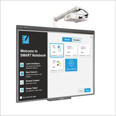 SMART interactive board with projector