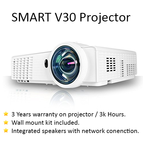 Classroom Projector Brightness: 3000 Lumens In 240 W Mode At A Cct Of 6500 K By The Iec Method Iso