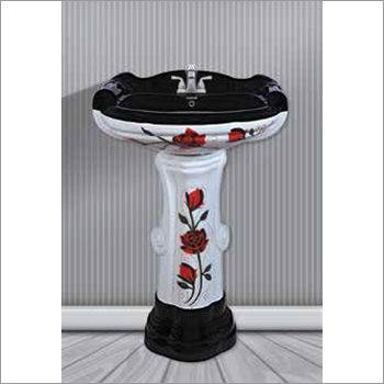 Eye Grabbing Design Big Sterling Set Vitrosa Pedestal Wash Basin