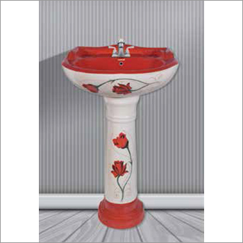 सिरेमिक स्टार गोल्ड सेट विट्रोसा पेडस्टल वॉश बेसिन