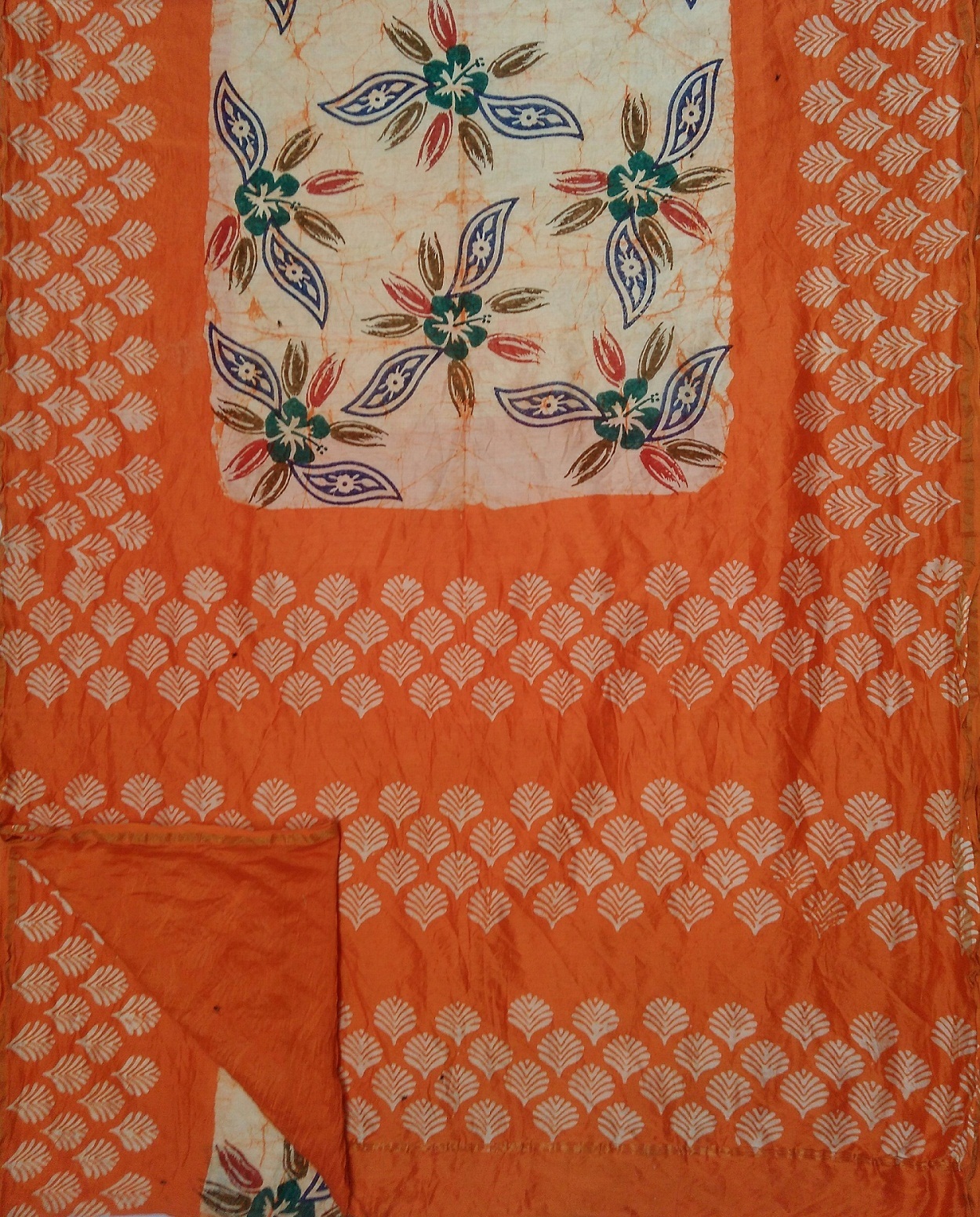 Chanderi Print Saree