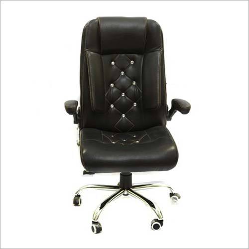 पुश बैक लेदर चेयर