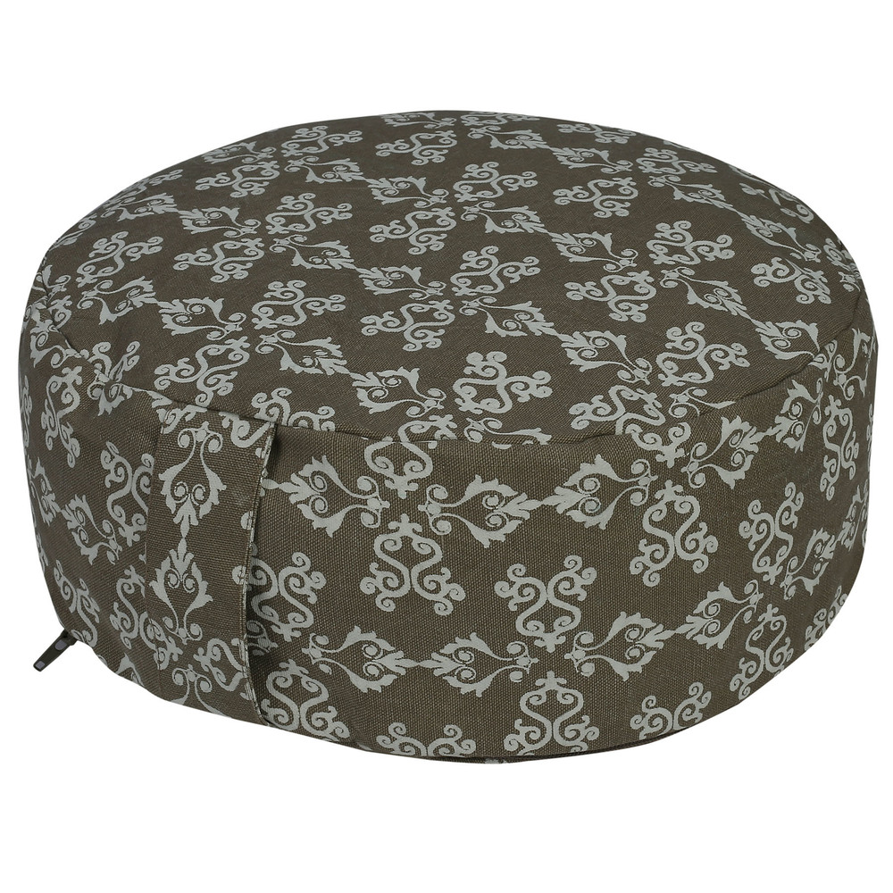 Non Pleated Zafu Cushion Dimensions: 30X15 Cm.  Centimeter (Cm)